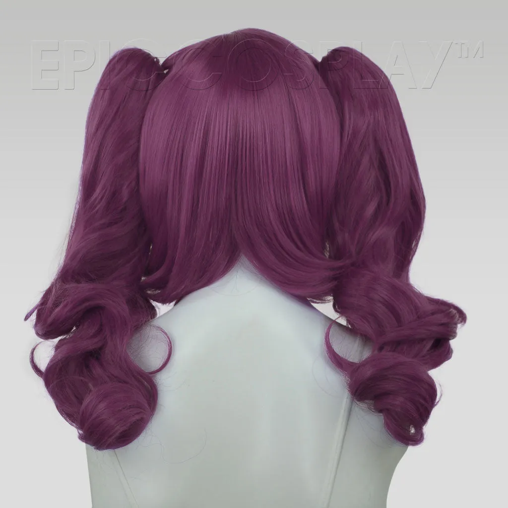 Rhea - Dark Plum Purple Wig