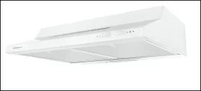 Robinhood RCA2AI6WH 60cm White Fixed Canopy Rangehood- Replaces RA61WH Model