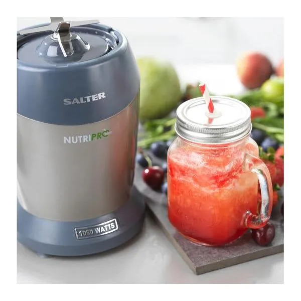 Salter Nutri Pro 1000 Blender - Silver & Black | EK2002V4SIL