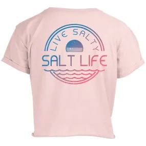 Salterrific Short Sleeve Cropped Tee