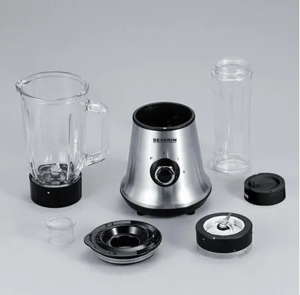 Severin SM3737 smoothiemaker met blender en ice crusher voor Smoothie-To-Go