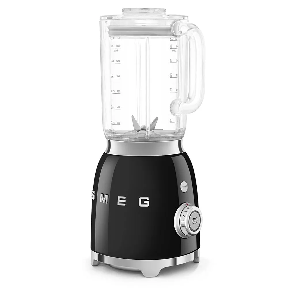 Smeg Glass Blender Black Blf03bleu