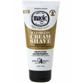 Soft Sheen Carson Magic Razorless Cream Shave Bald Head 6 oz