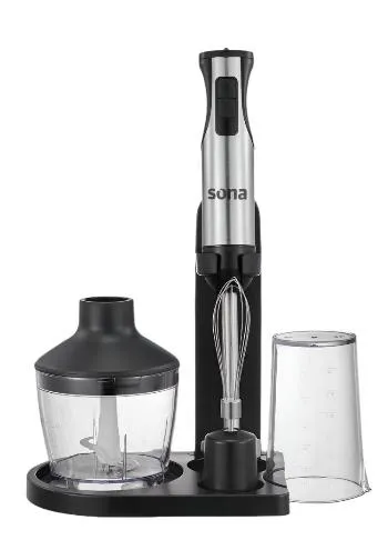 SONA Hand Blender 2Spees, 6Lit,1200Watts, Black