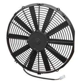 SPAL 16.00" Inch Electric Fan Pusher Style Medium Profile 1604 CFM 10 Straight Style Blades - 30101517