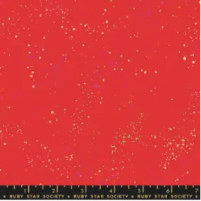 Speckled in Scarlet Metallic by Rashida Coleman-Hale of Ruby Star Society for Moda