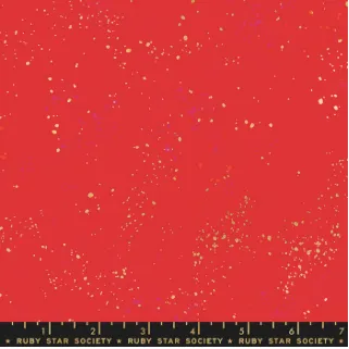 Speckled in Scarlet Metallic by Rashida Coleman-Hale of Ruby Star Society for Moda