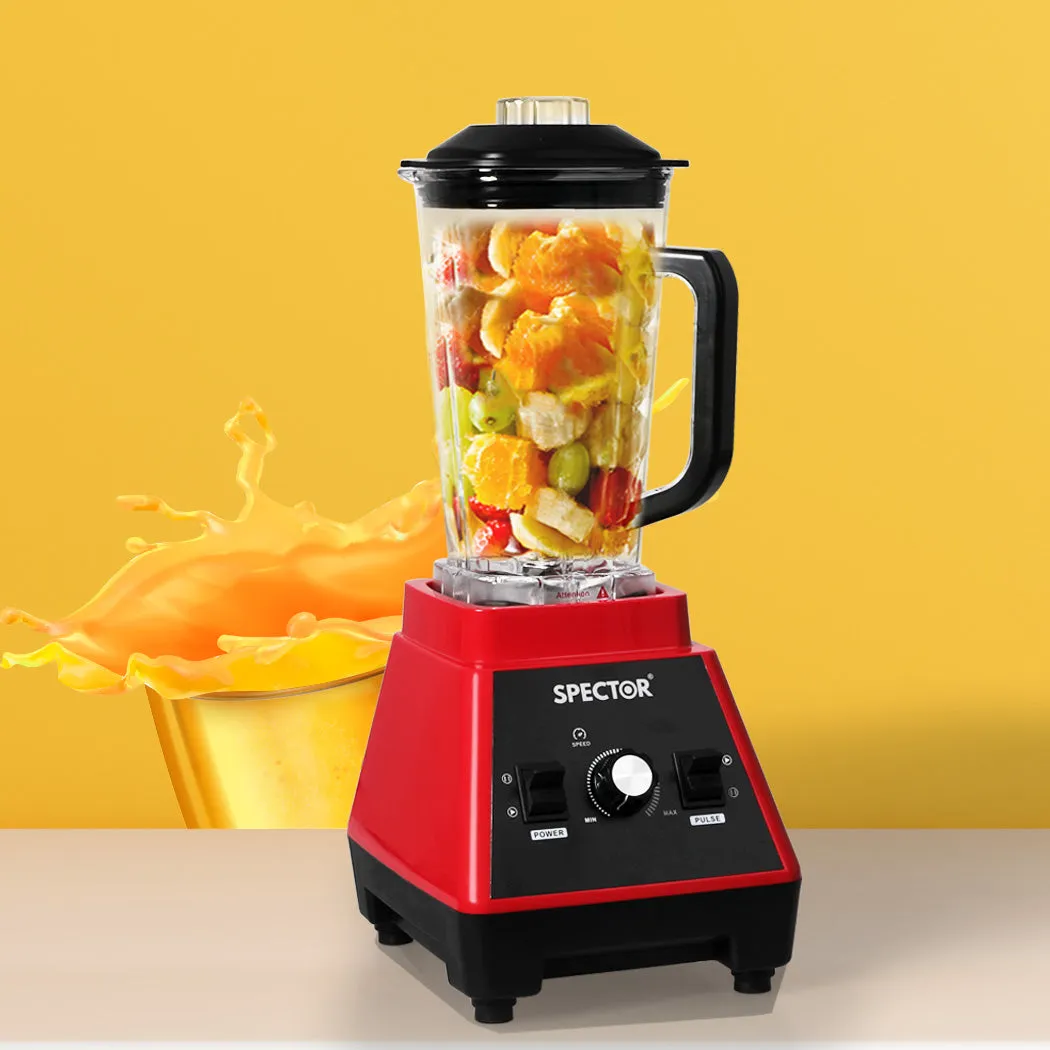 Spector 2L Commercial Blender Mixer Red