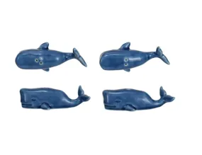 Stoneware Whale Salt & Pepper Shakers