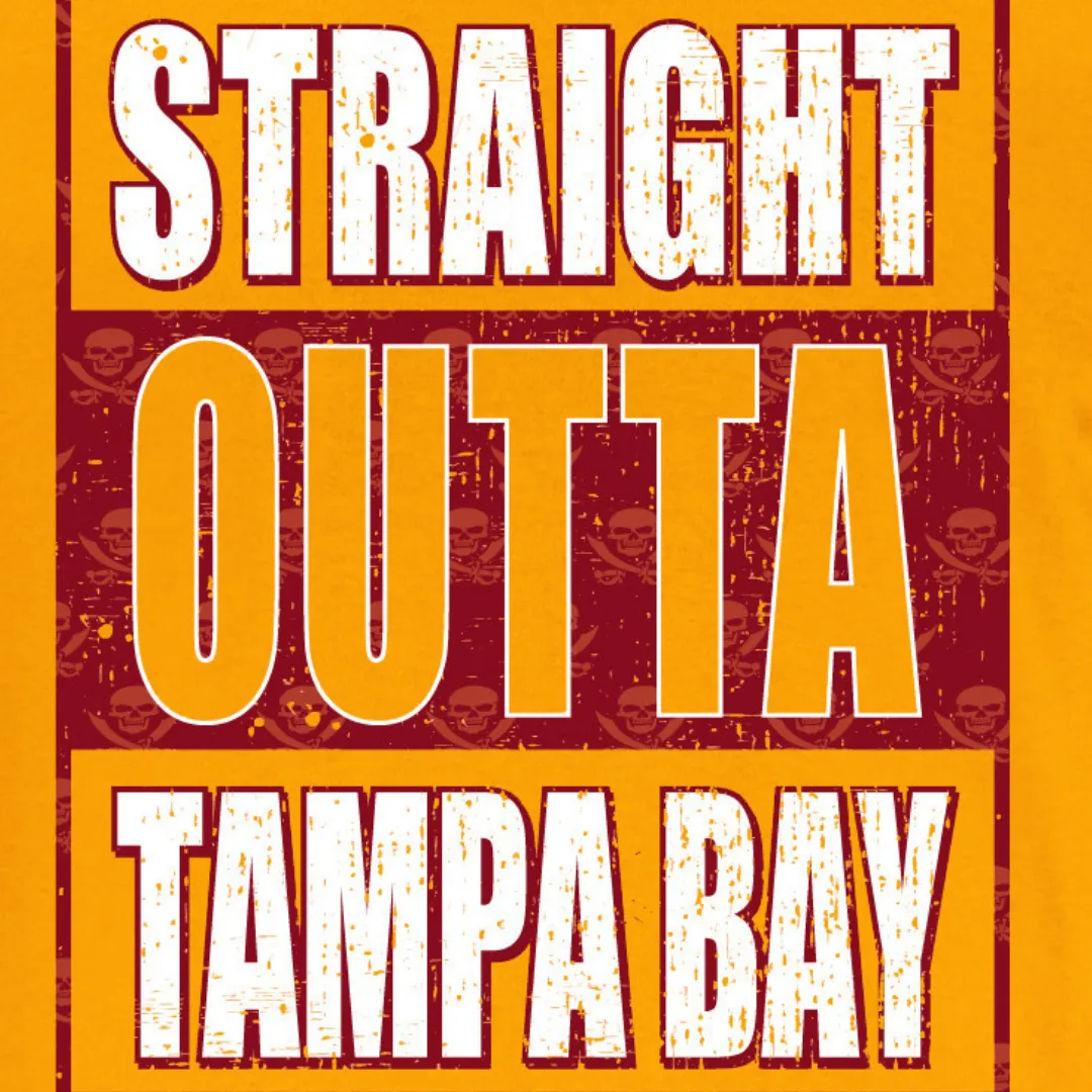 Straight Outta Tampa Bay Shirt | Tampa Bay Pro Football Apparel