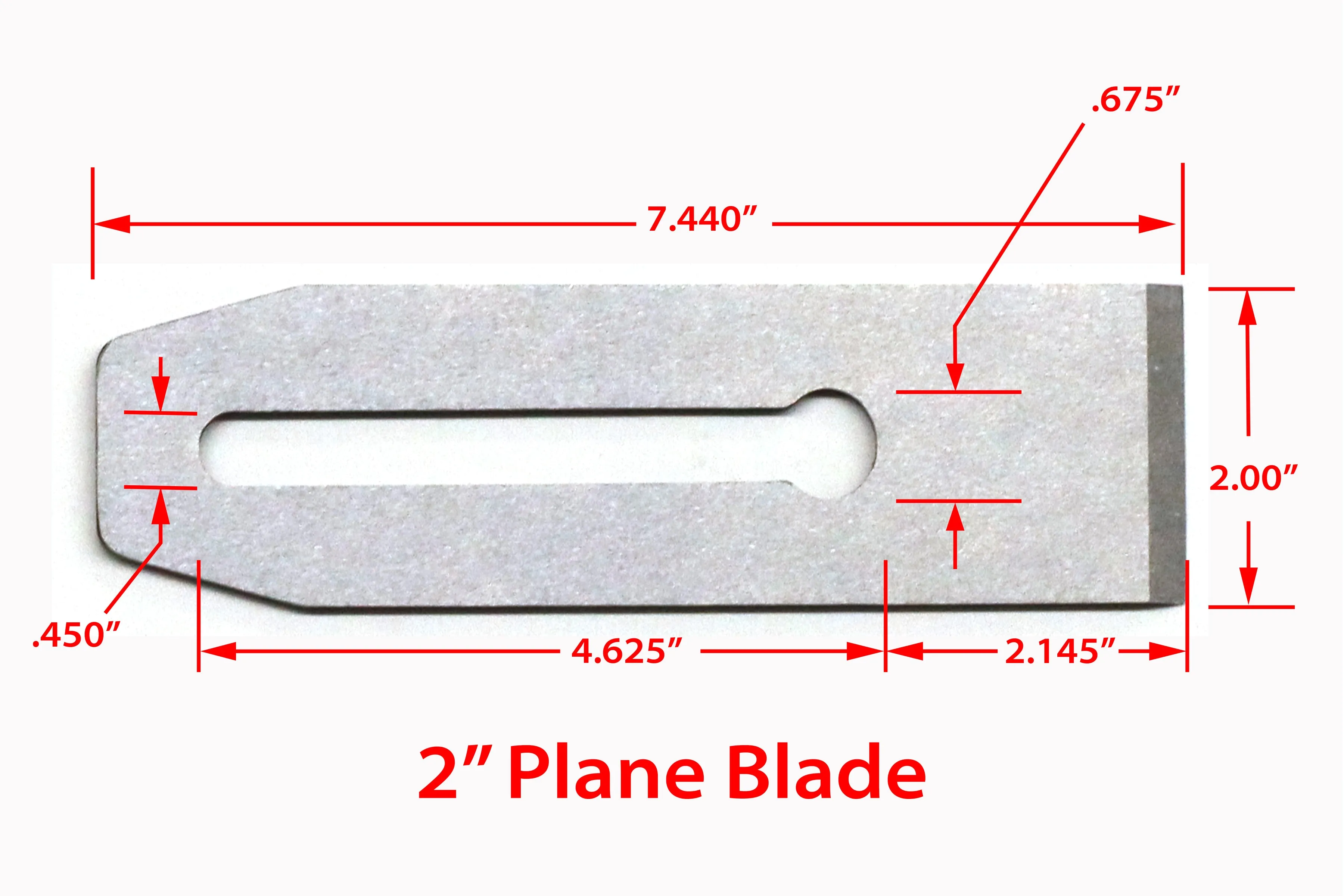 Taytools Premium Replacement Bench Plane Blades and Chipbreakers for Stanley, Record and Woodriver Planes #4 through #7