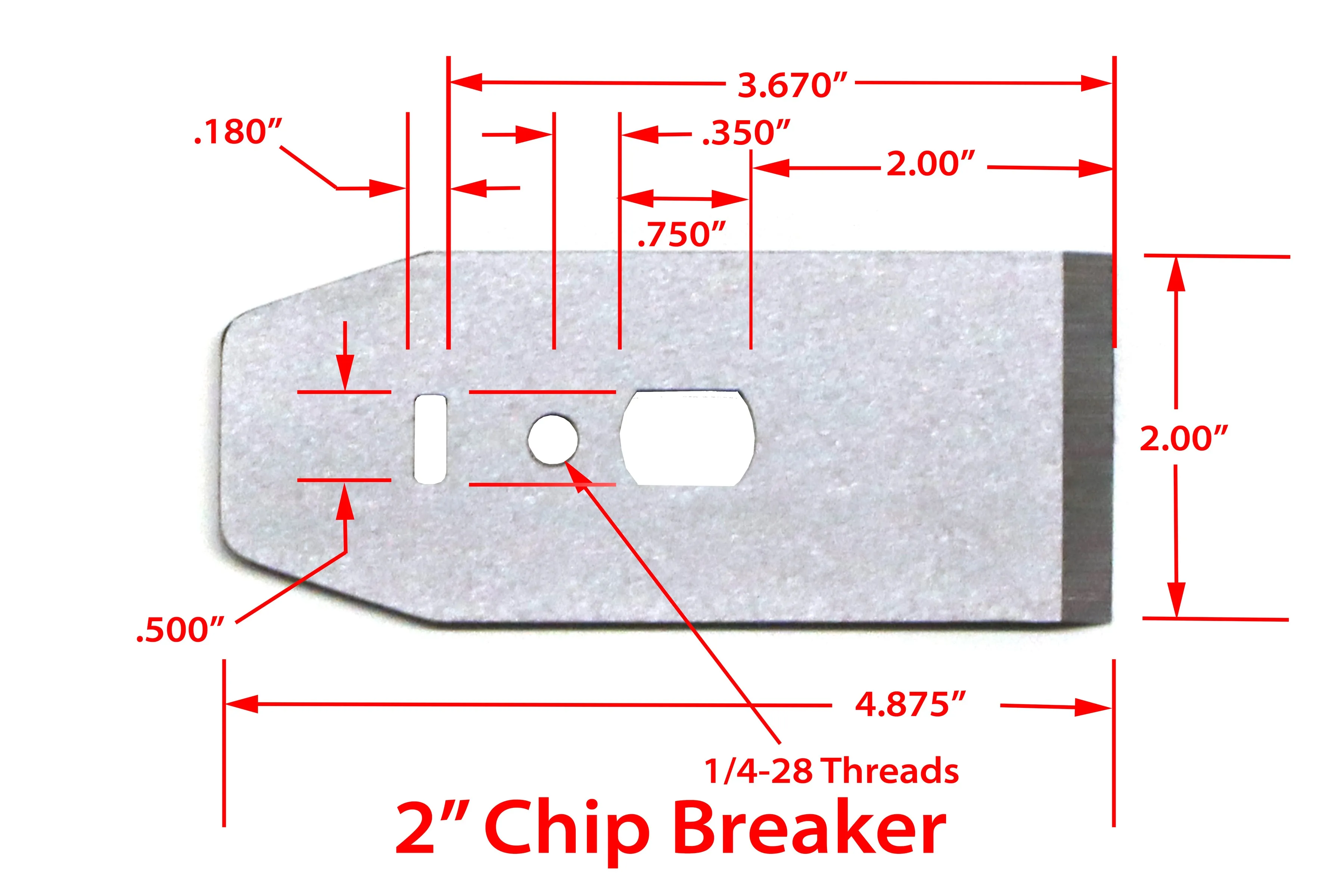 Taytools Premium Replacement Bench Plane Blades and Chipbreakers for Stanley, Record and Woodriver Planes #4 through #7