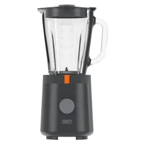 The Defy Glow Table Blender boasts a 500w motor, a 1.5L plastic jug with measuring units, 2-speed settings, and a pulse function for controlled blending