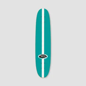 The Heated Wheel Polarizer Baja Skateboard Deck Aqua - 6 x 27.5"