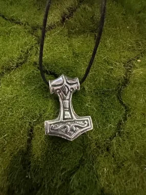 Thor’s Hammer - 100% Pewter Necklace