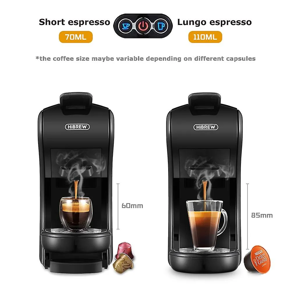 UK Plug Coffee Machine 19 Bar 3In1&4In1 Multiple Capsule Espresso Cafetera Pod Coffee Maker Dolce Milk Fa1194