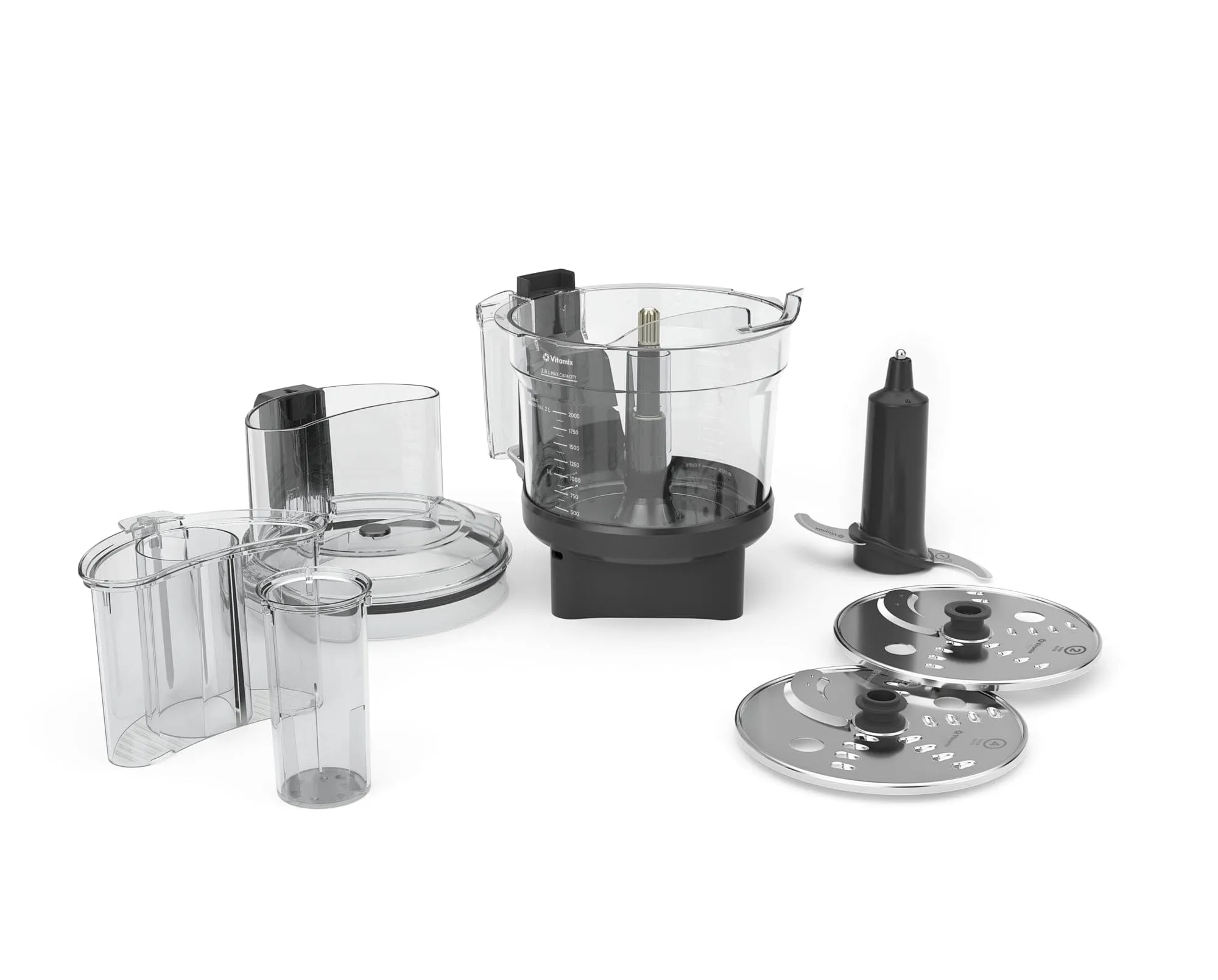 Vitamix® A3500 Series in Brushed Stainless Steel - Blender & Food Processor Attachment Bundle