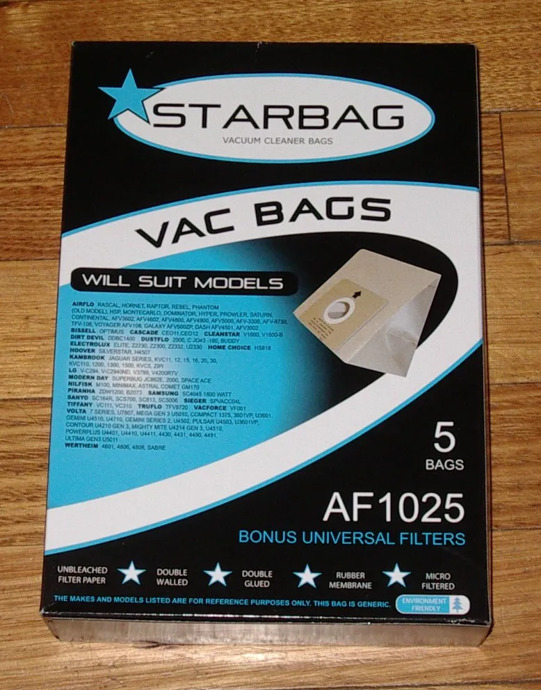 Volta Gemini U4502 - 05, Campus U4700, Ultima U5010  Vacuum Bags - Part # AF1025