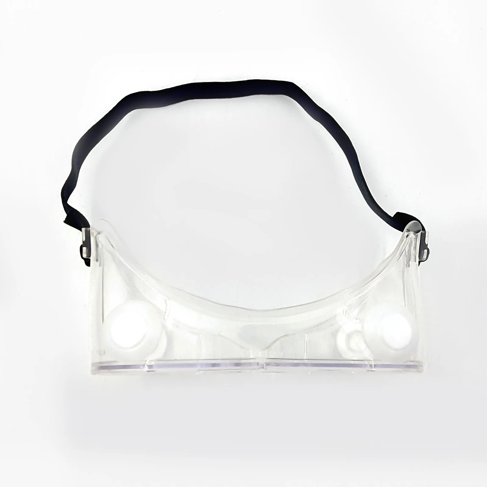 Wide Lens Full Cover Clear Soft Frame Safety Glasses With Adjustable Strap & 4 Ventilation Holes