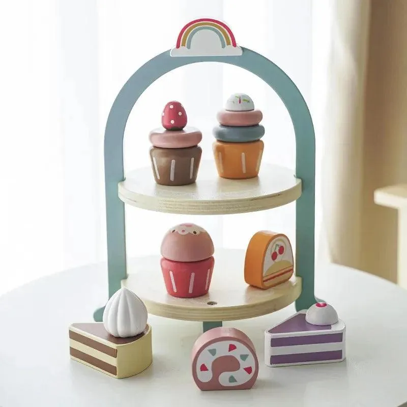 Wooden High Tea Play Set