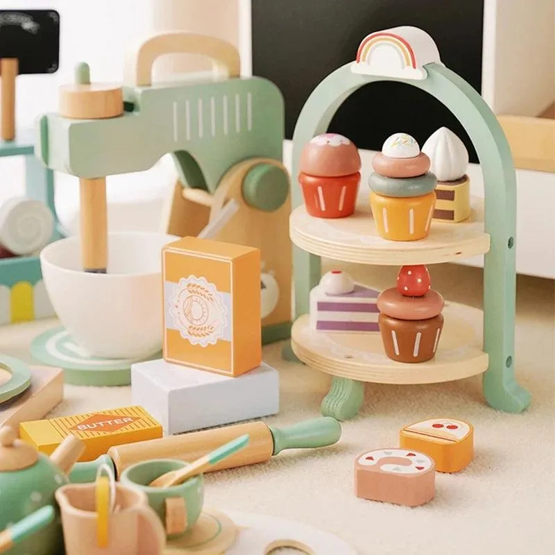 Wooden High Tea Play Set